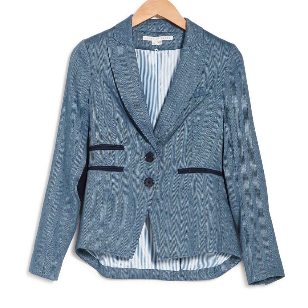 Veronica Beard Blue Hudson Dickey Jacket